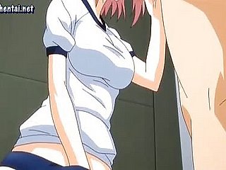 애니메이션 불고 자지와 얼굴 도착